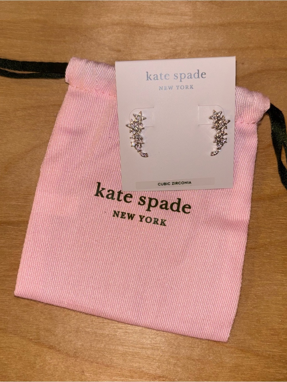 kate spade New York Silver Cubic Zirconia Star Cluster Earrings